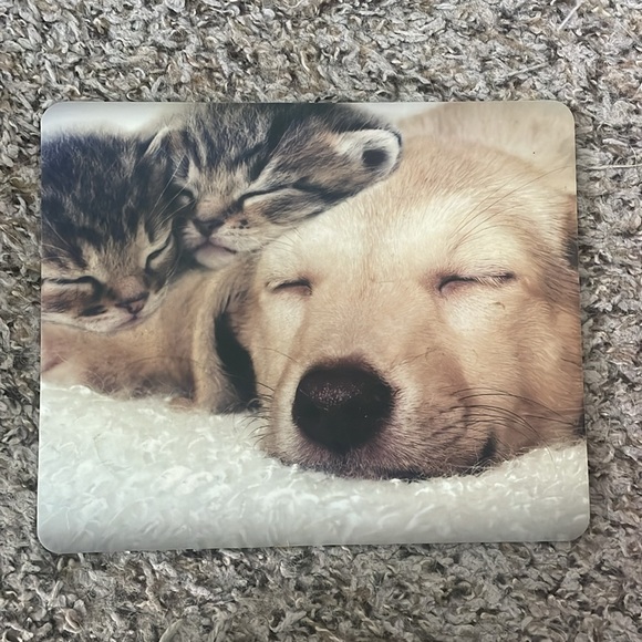 Black Cat Face Desk Mat - Picture 2 of 2